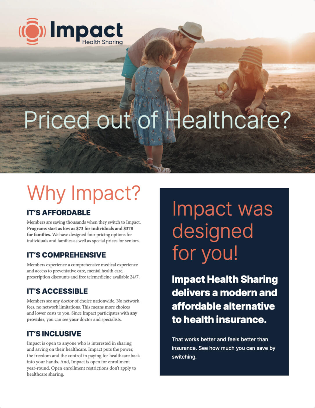 10 reasons to switch to Impact Health Sharing